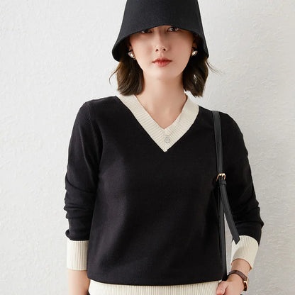 Adelaide V-Neck Cashmere Sweater