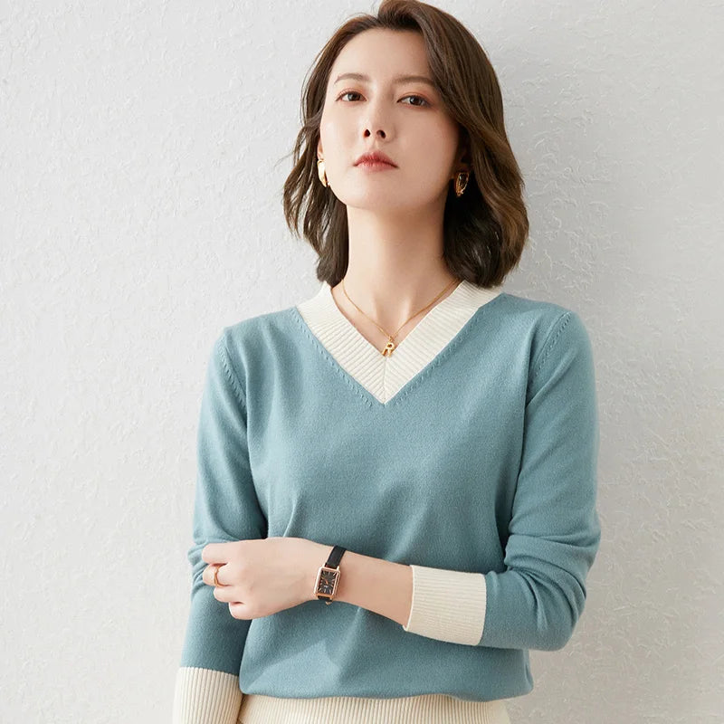 Adelaide V-Neck Cashmere Sweater