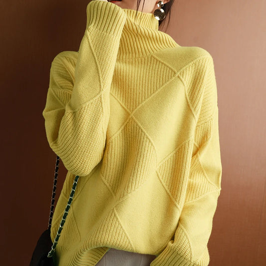 Sofia Wool Turtleneck Sweater