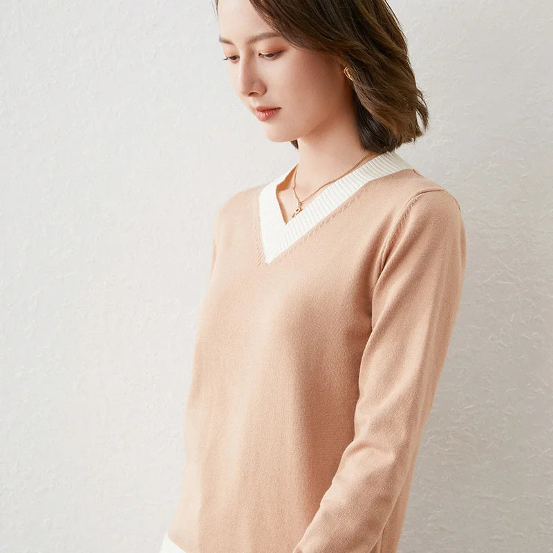 Adelaide V-Neck Cashmere Sweater