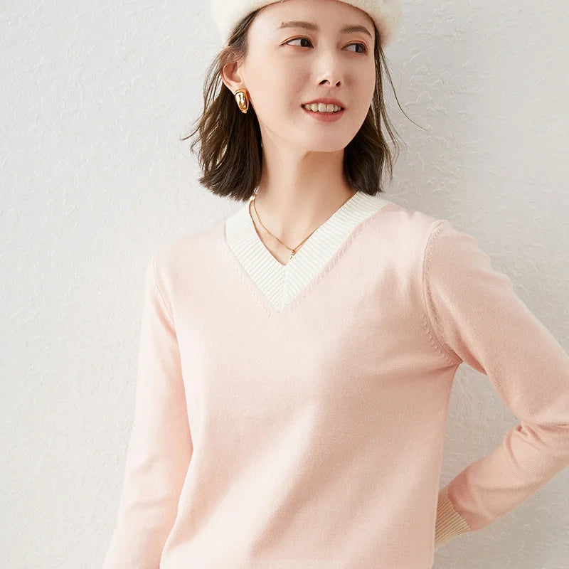 Adelaide V-Neck Cashmere Sweater