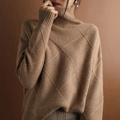 Sofia Wool Turtleneck Sweater