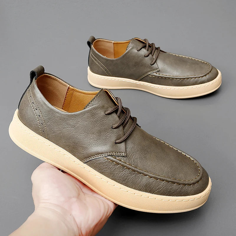 Edoardo Leather Casual Shoes